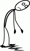 Sorrowful Stick Figure