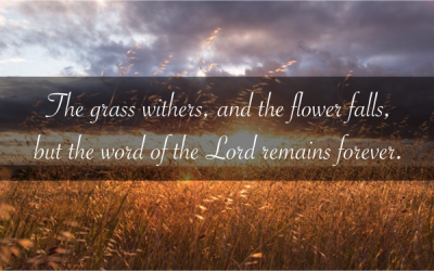 Have you tasted that the Lord is good?