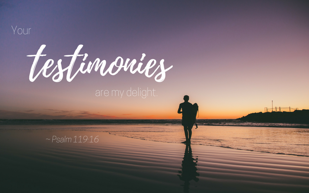 Your Testimonies are My Delight