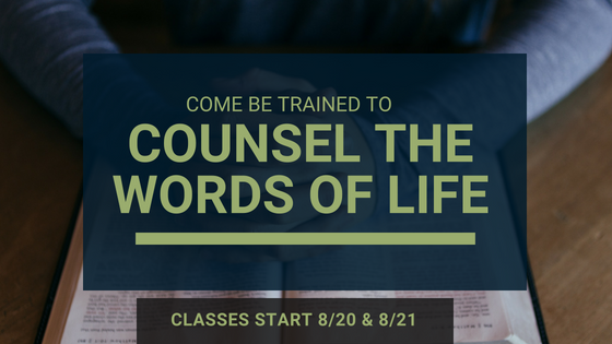 Come be Trained to Counsel The Words of Life